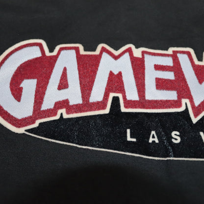 Vintage thin jacket black GAMEWORK Las Vegas M