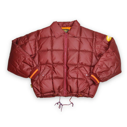 Vintage LEE puffer jacket down red Deadstock S