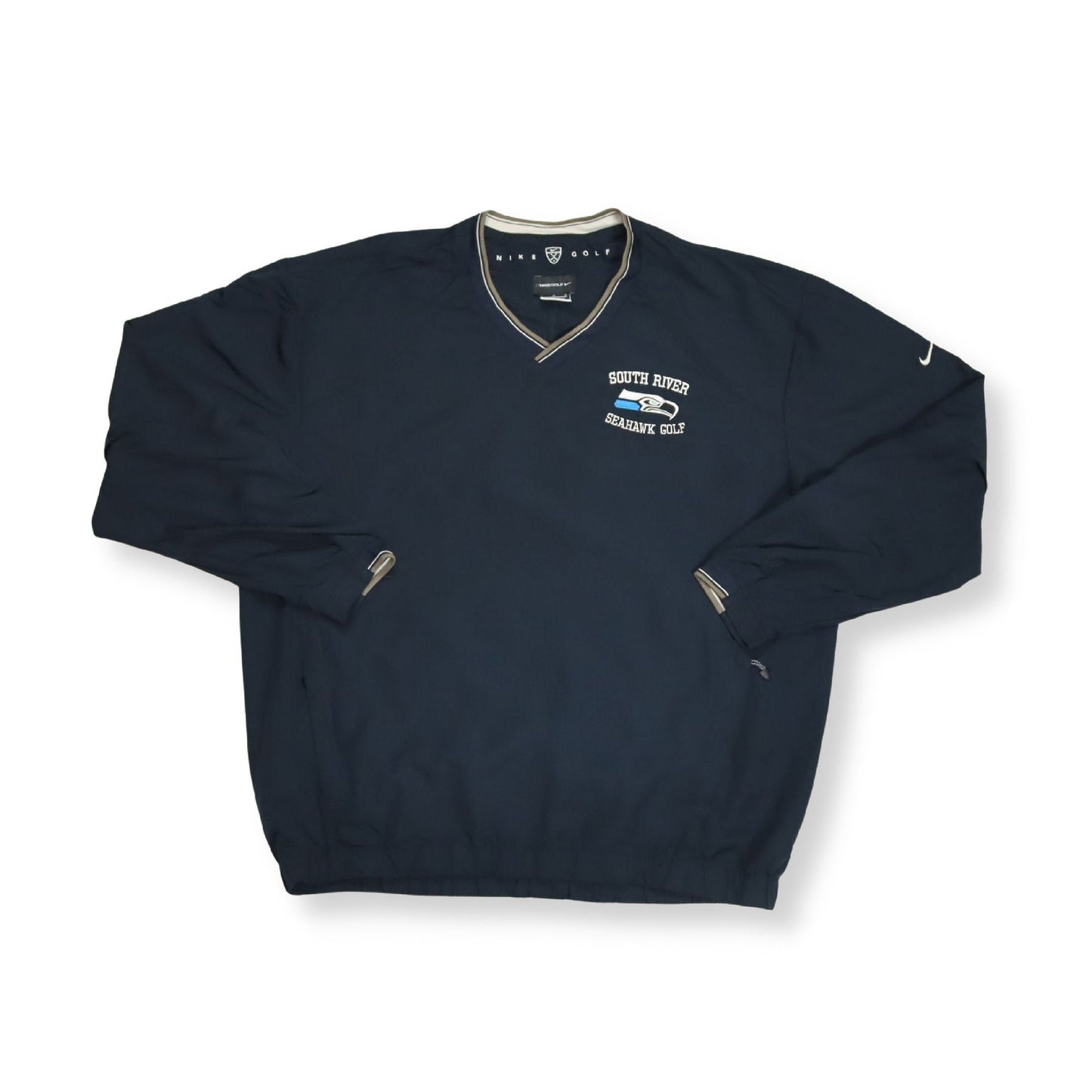 Vintage South River Seahawk Golf Sweatshirt Windbreaker
