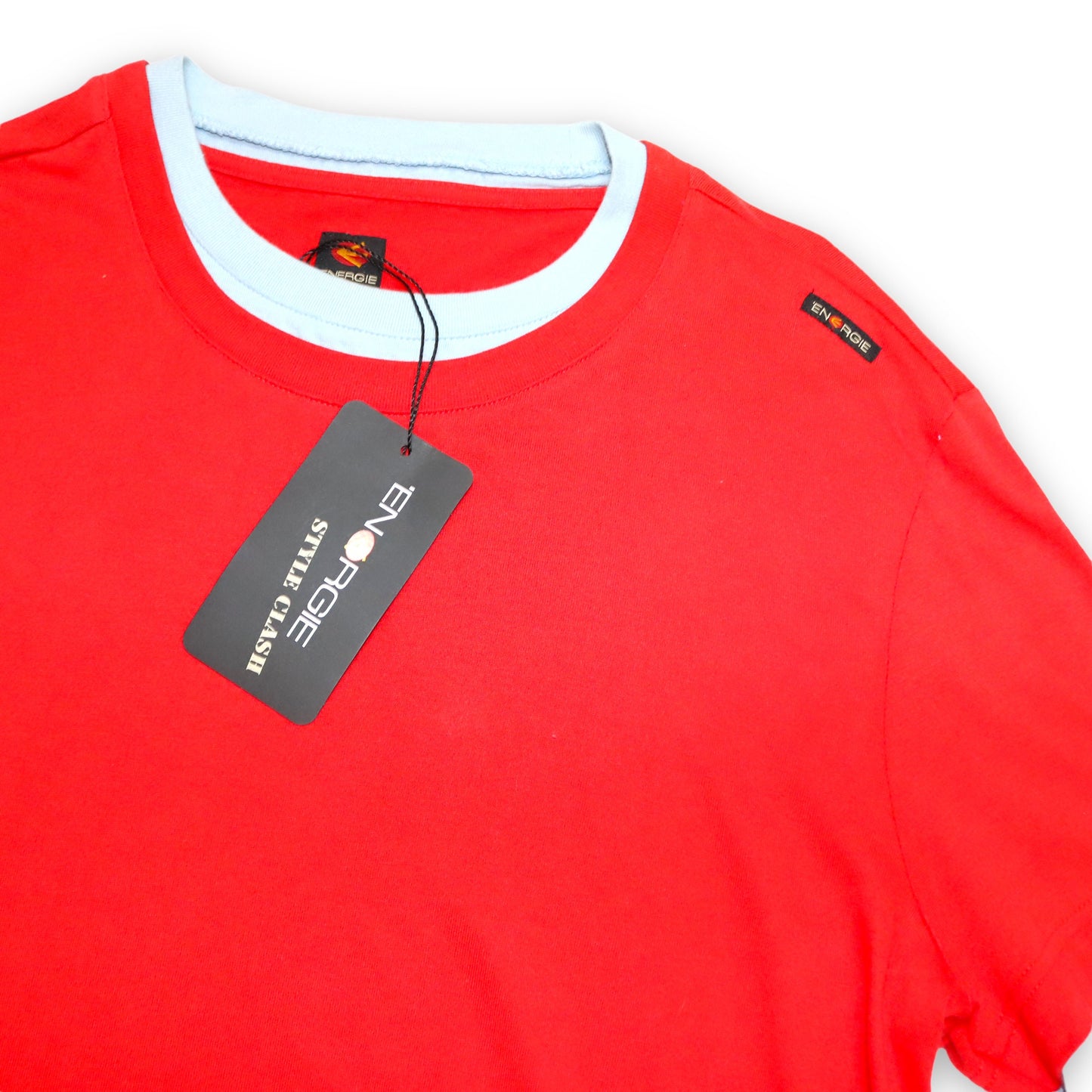 Vintage longsleeve shirt red blue Deadstock ENERGIE M