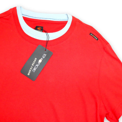 Vintage longsleeve shirt red blue Deadstock ENERGIE M