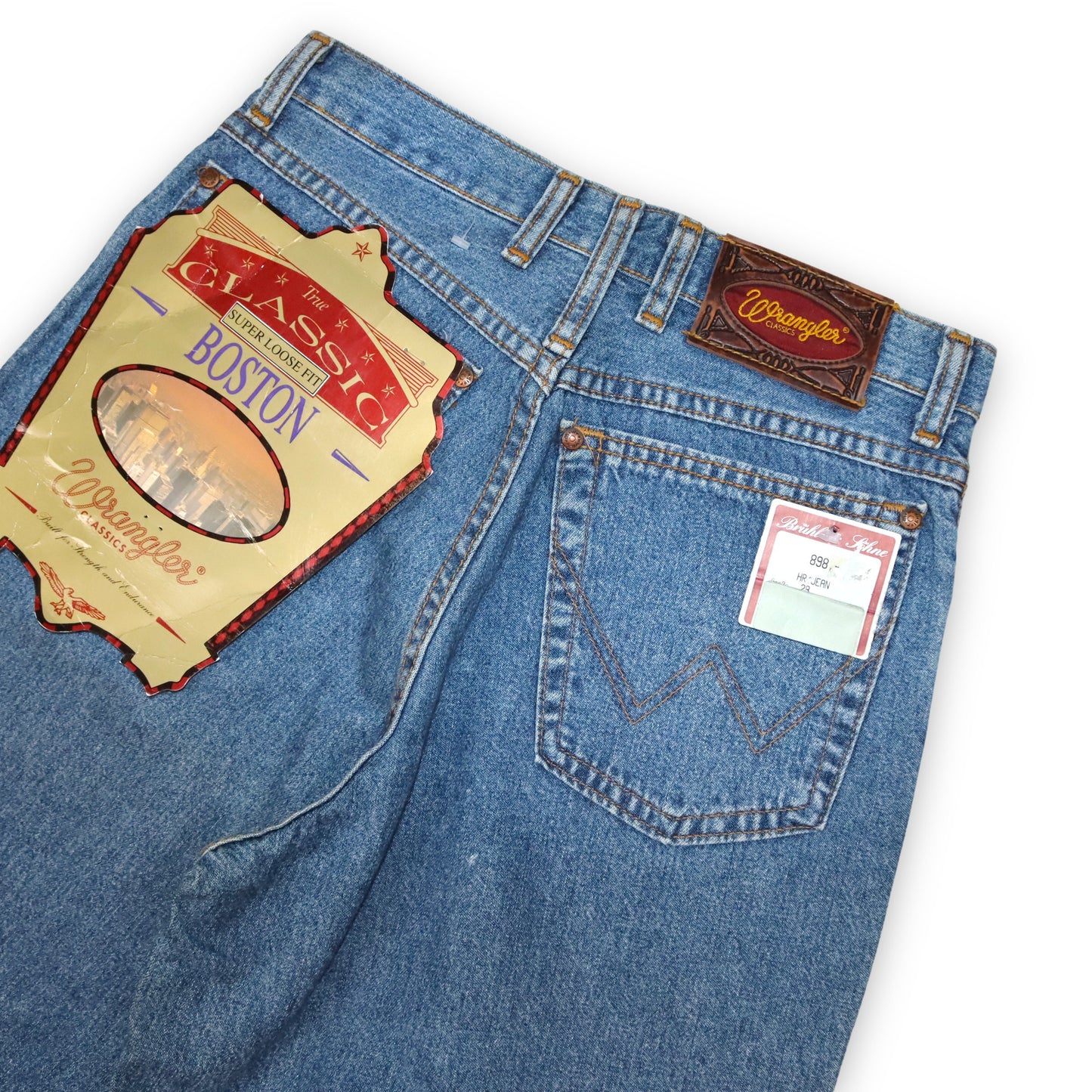 Vintage jeans high waist blue deadstock WRANGLER W28 L34