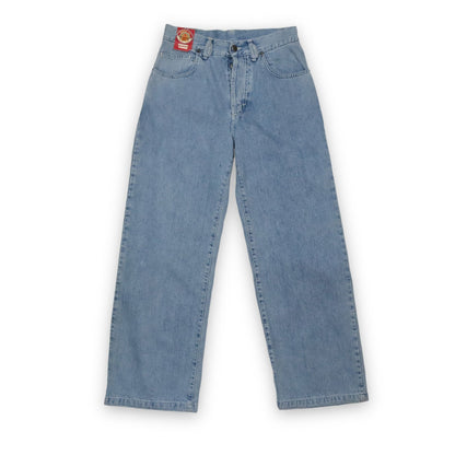 Vintage jeans pants light blue highwaist wide leg Deadstock SOVIET 28