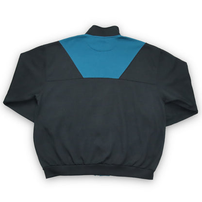Vintage sweat jacket jacket black blue CLAYBROOKE XXL