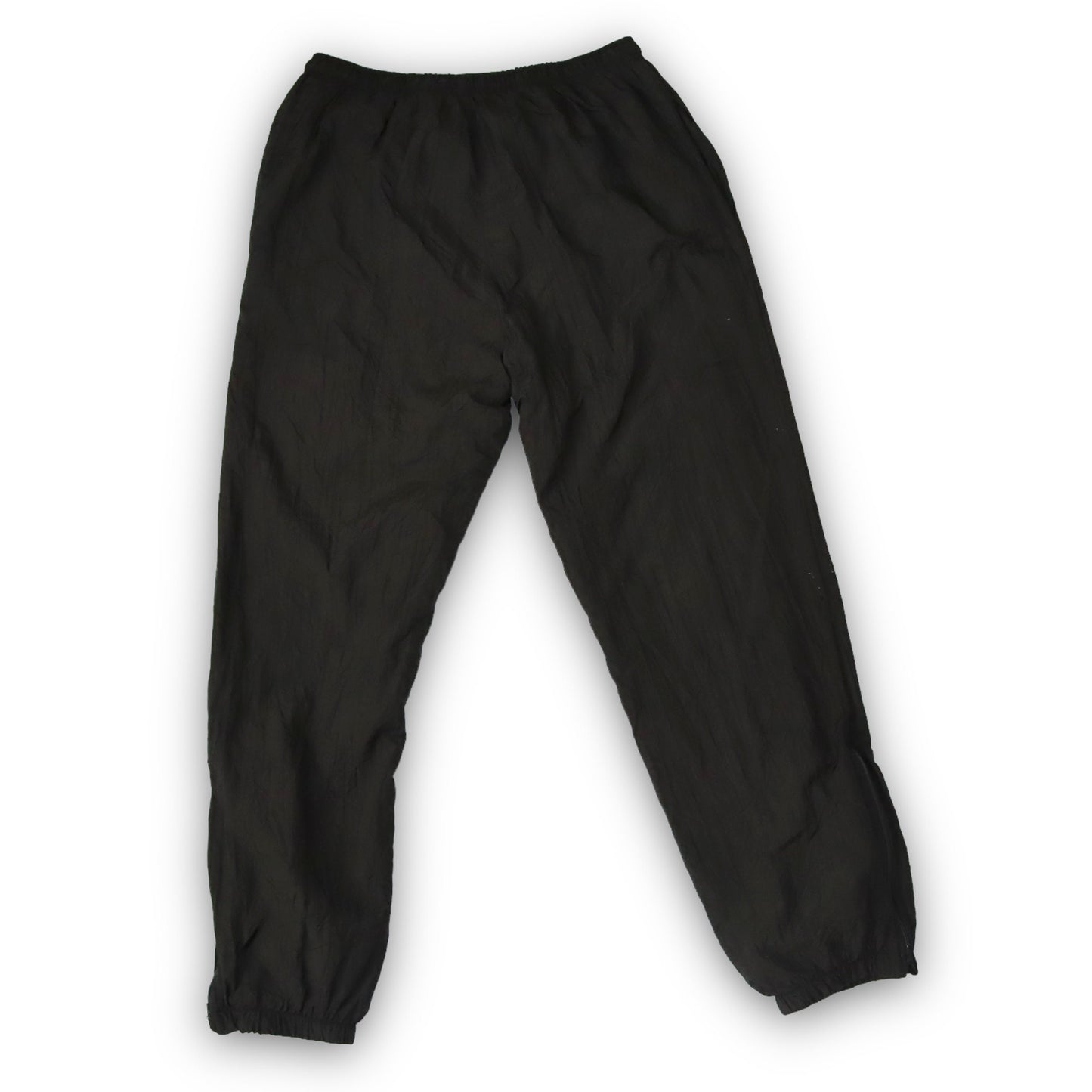 Vintage sweatpants training pants baggy gloss black XL