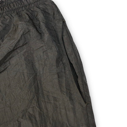 Vintage sweatpants training pants baggy gloss black XL