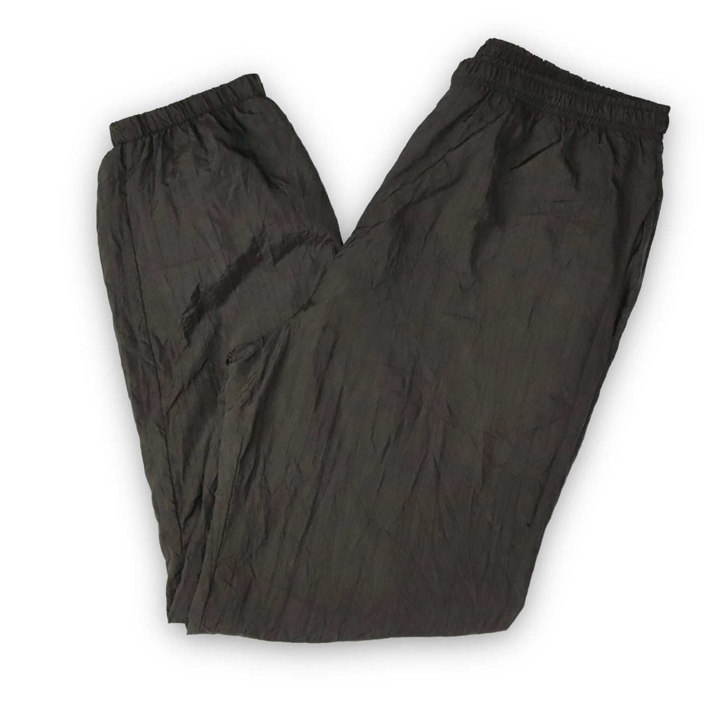 Vintage sweatpants training pants baggy gloss black XL