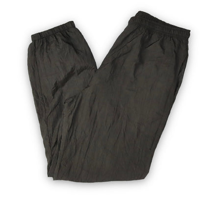 Vintage sweatpants training pants baggy gloss black XL