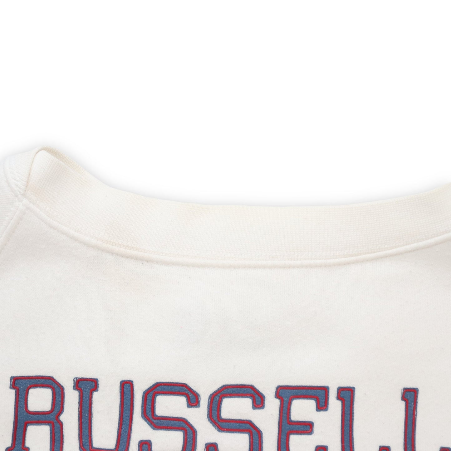 Vintage Sweatshirt Pullover weiß RUSSELL ATHLETIC M
