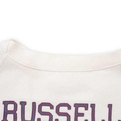 Vintage Sweatshirt Pullover weiß RUSSELL ATHLETIC M