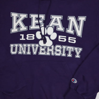 Vintage Hoodie Pullover Lila Kean University 1855 CHAMPION S