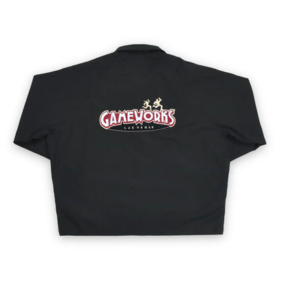 Vintage thin jacket black GAMEWORK Las Vegas M