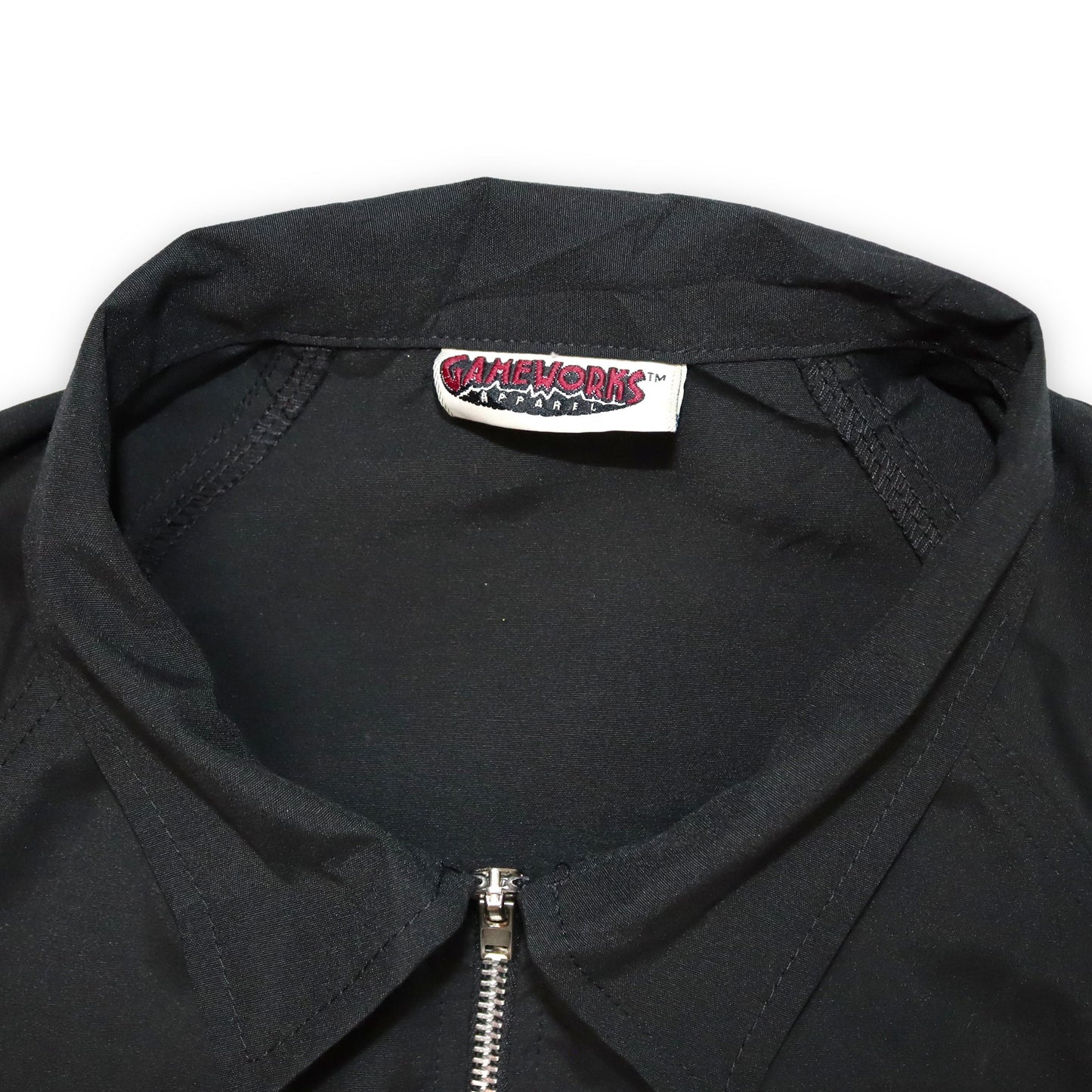 Vintage thin jacket black GAMEWORK Las Vegas M