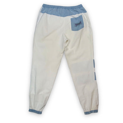 Vintage sweatpants thin trousers white blue HIGHLY CIVILIISED XL