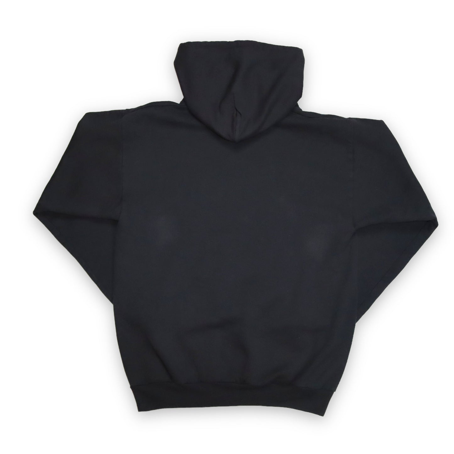 Vintage Hoodie Pullover Aufdruck College türkis schwarz