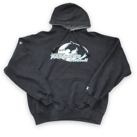 Vintage Hoodie Pullover Johnston Panthers Baseball CHAMPION L