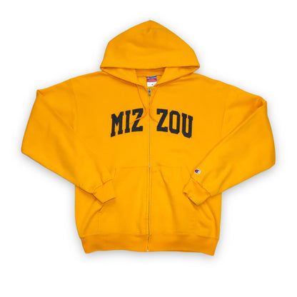 Vintage jacket sweat jacket Mizou yellow CHAMPION M