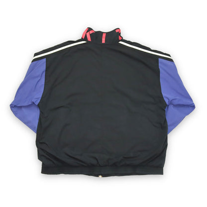 Vintage training jacket blue black SKITT XL