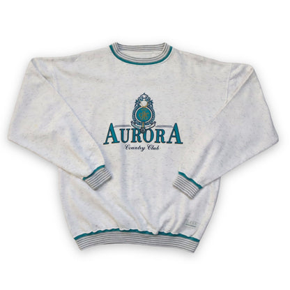 Vintage Sweatshirt Pullover weiß Aurora GEAR S