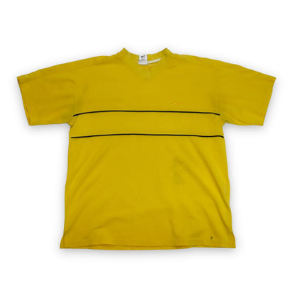 Vintage T-Shirt V-Neck yellow NIKE XL