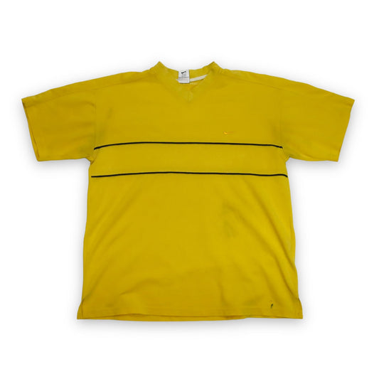 Vintage T-Shirt V-Neck yellow NIKE XL