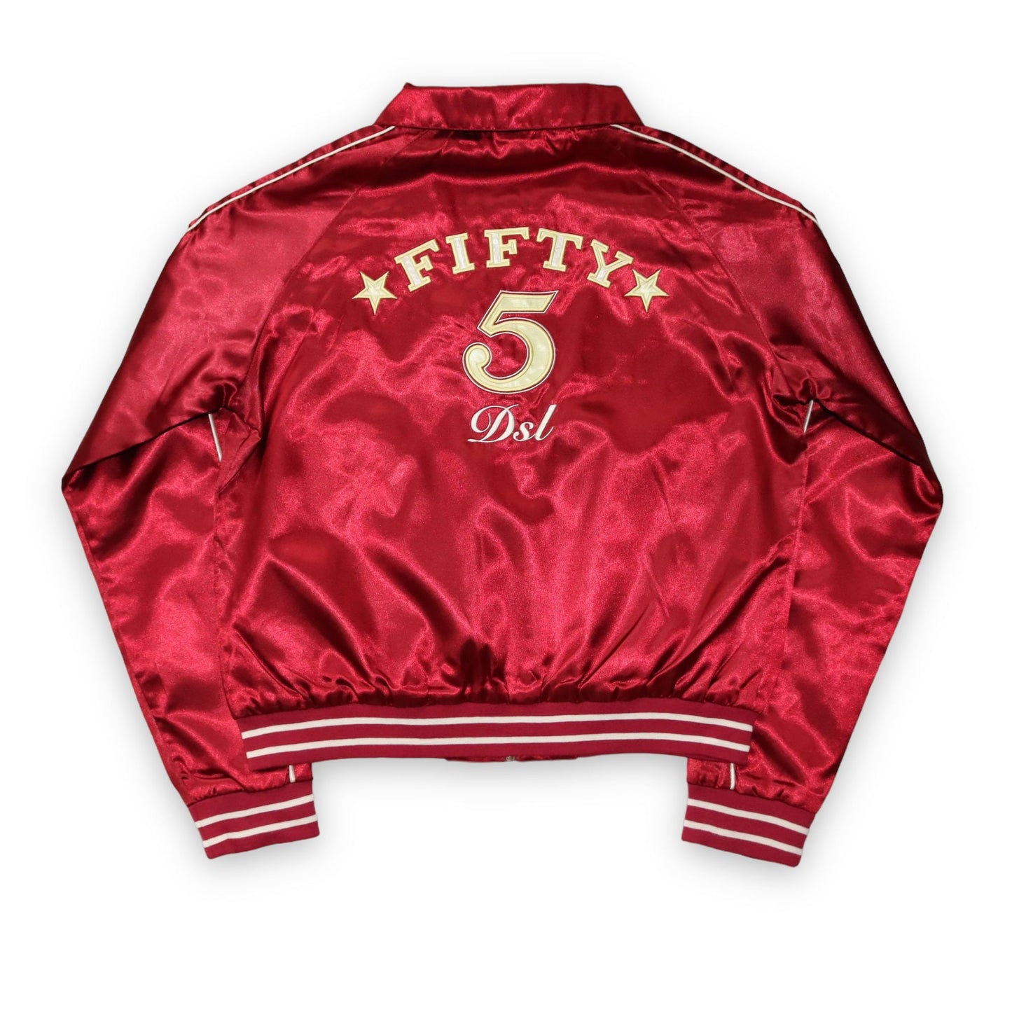 Vintage Y2K jacket gloss red deadstock 55DSL DIESEL M/L