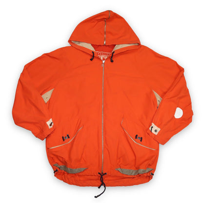 Vintage windbreaker jacket thin orange deadstock SOVIET L