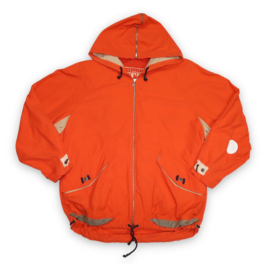Vintage windbreaker jacket thin orange deadstock SOVIET L