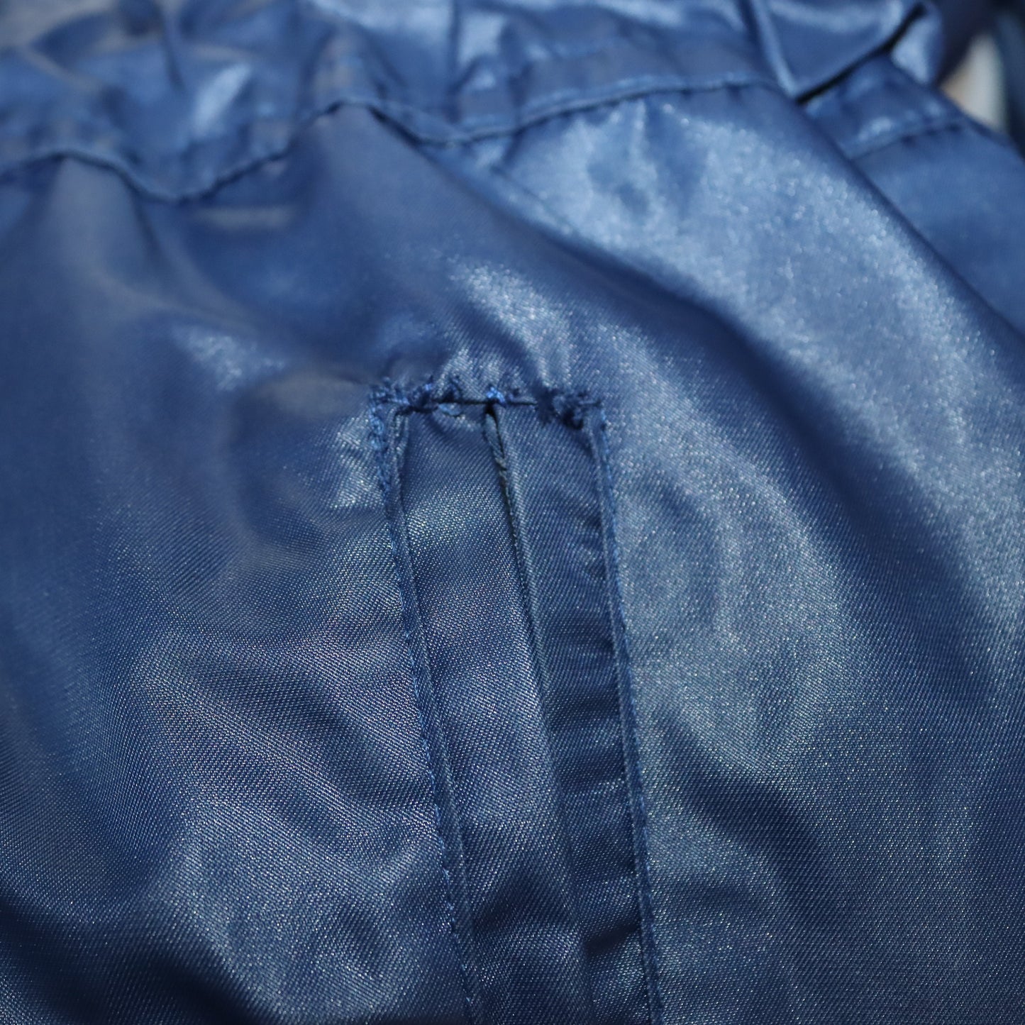 Vintage jacket parka lined blue red white ADIDAS XL