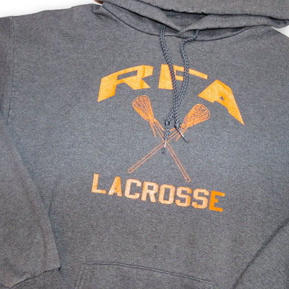 Vintage Hoodie Pullover grau RFA Lacrosse CHAMPION M