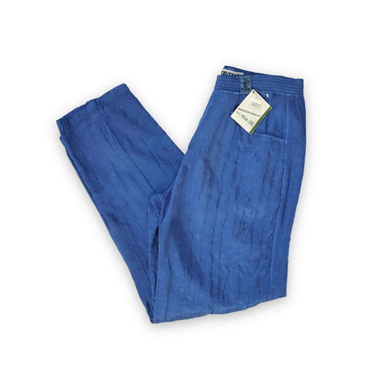 Vintage Jogginghose Trainingshose blau Struktur Deadstock J.TAVERNITI 38