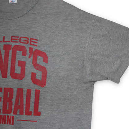 Vintage RUSSELL T-Shirt Gray College Kings Baseball L