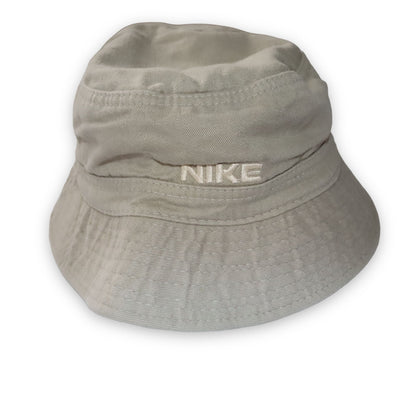 Vintage Y2K NIKE Bukethat Fischerhut beige One Size