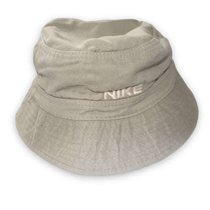 Vintage Y2K NIKE Bukethat Fischerhut beige One Size