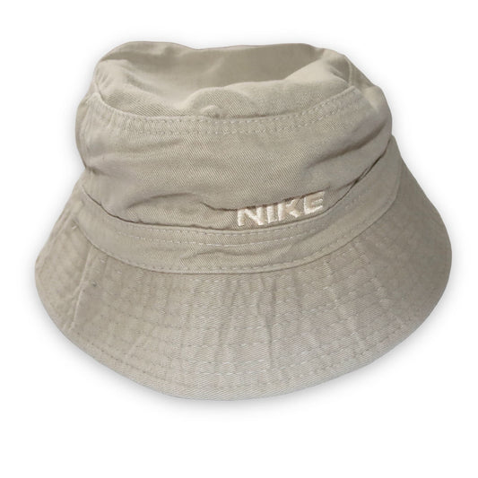 Vintage Y2K NIKE Bukethat Fischerhut beige One Size