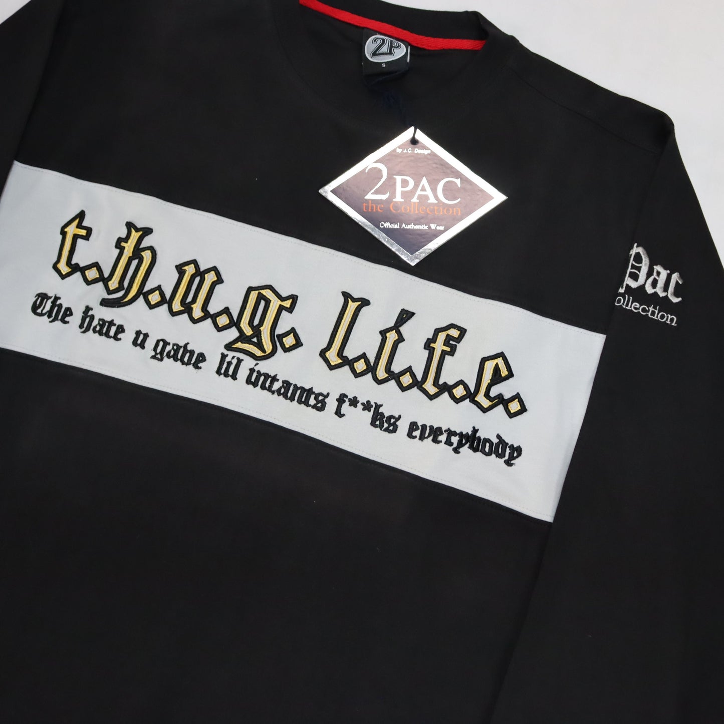 Vintage 2PAC Collection by J.C. Design Longsleeve shirt dünnes Sweatshirt Deadstock oversize S