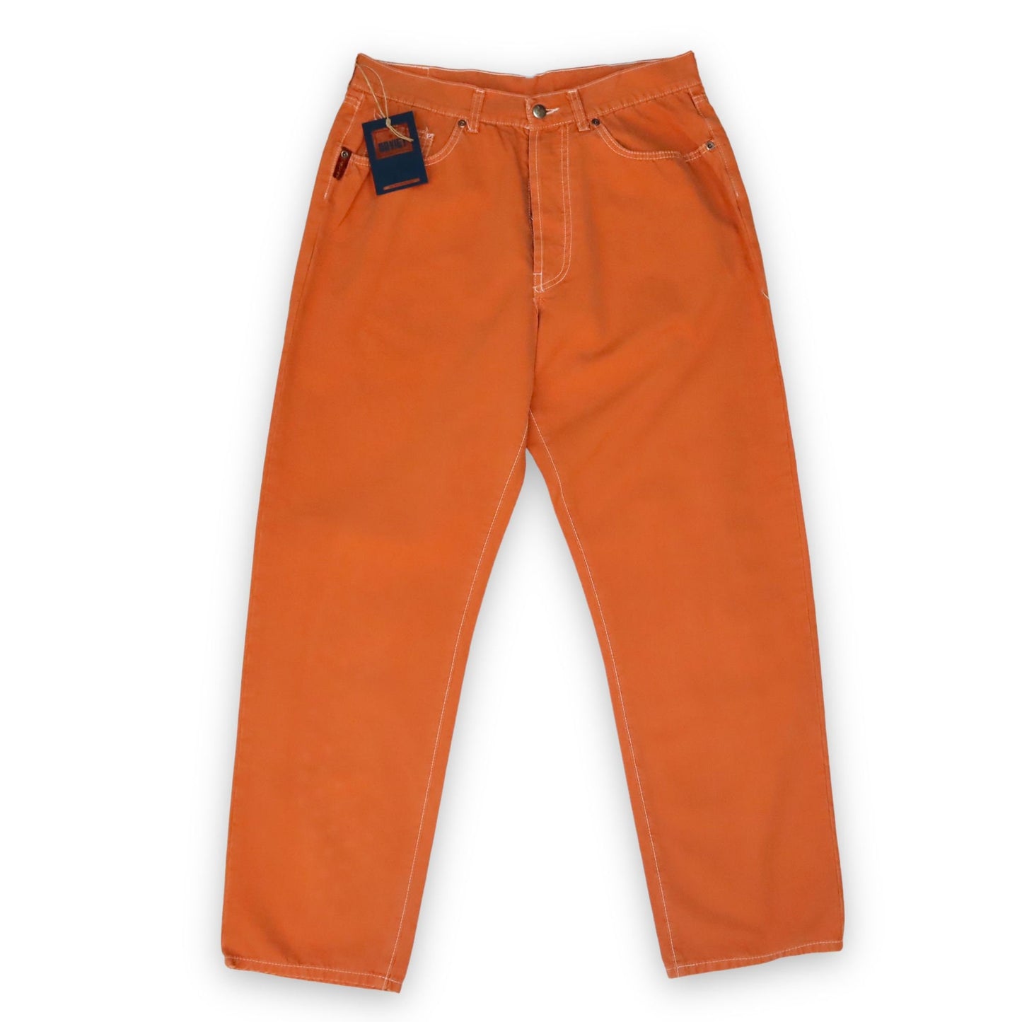 Vintage pants baggy orange deadstock SOVIET W34