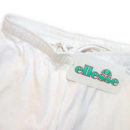 Vintage biker leggings short leggings white crazy pattern deadstock ELLESSE S