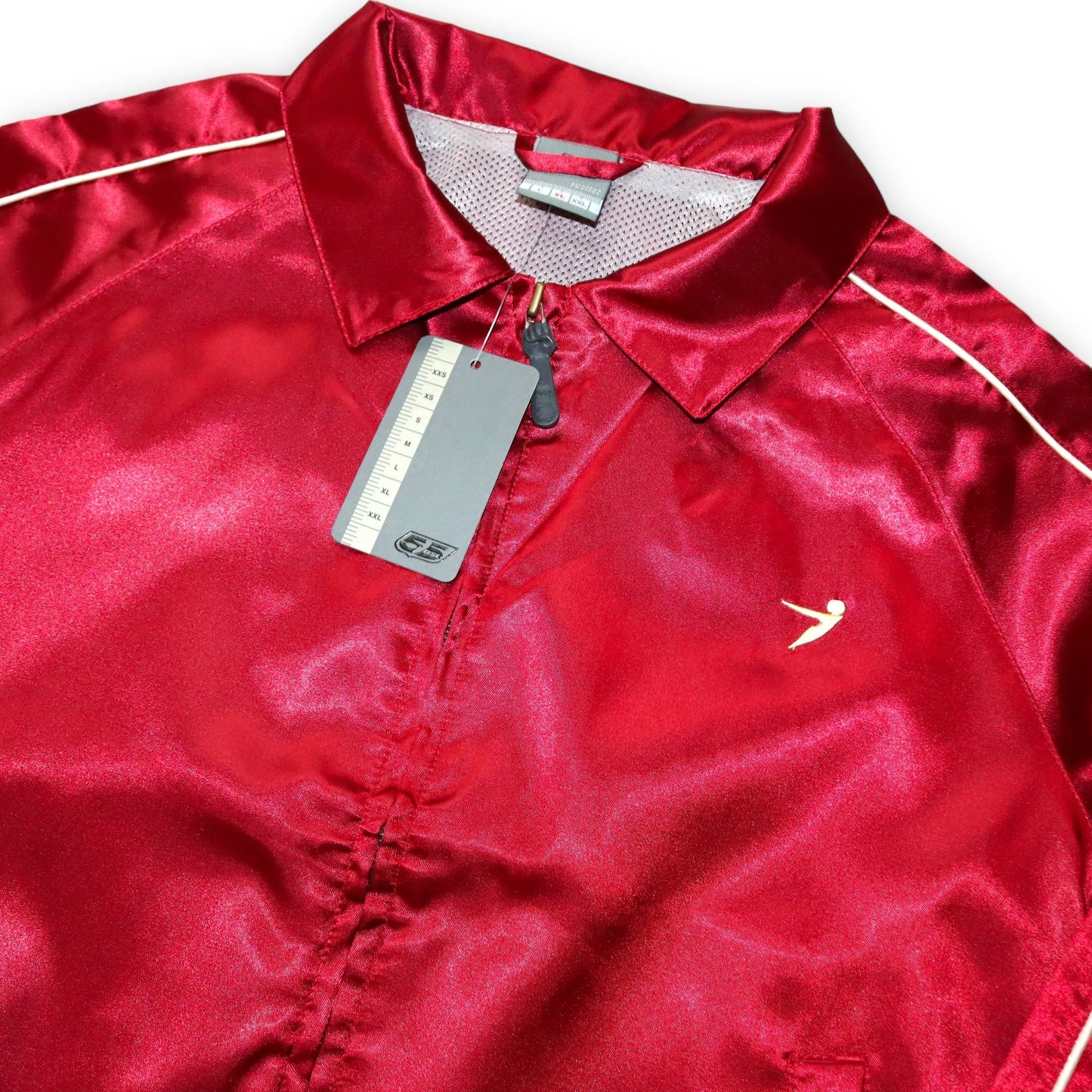 Vintage Y2K jacket gloss red deadstock 55DSL DIESEL M/L