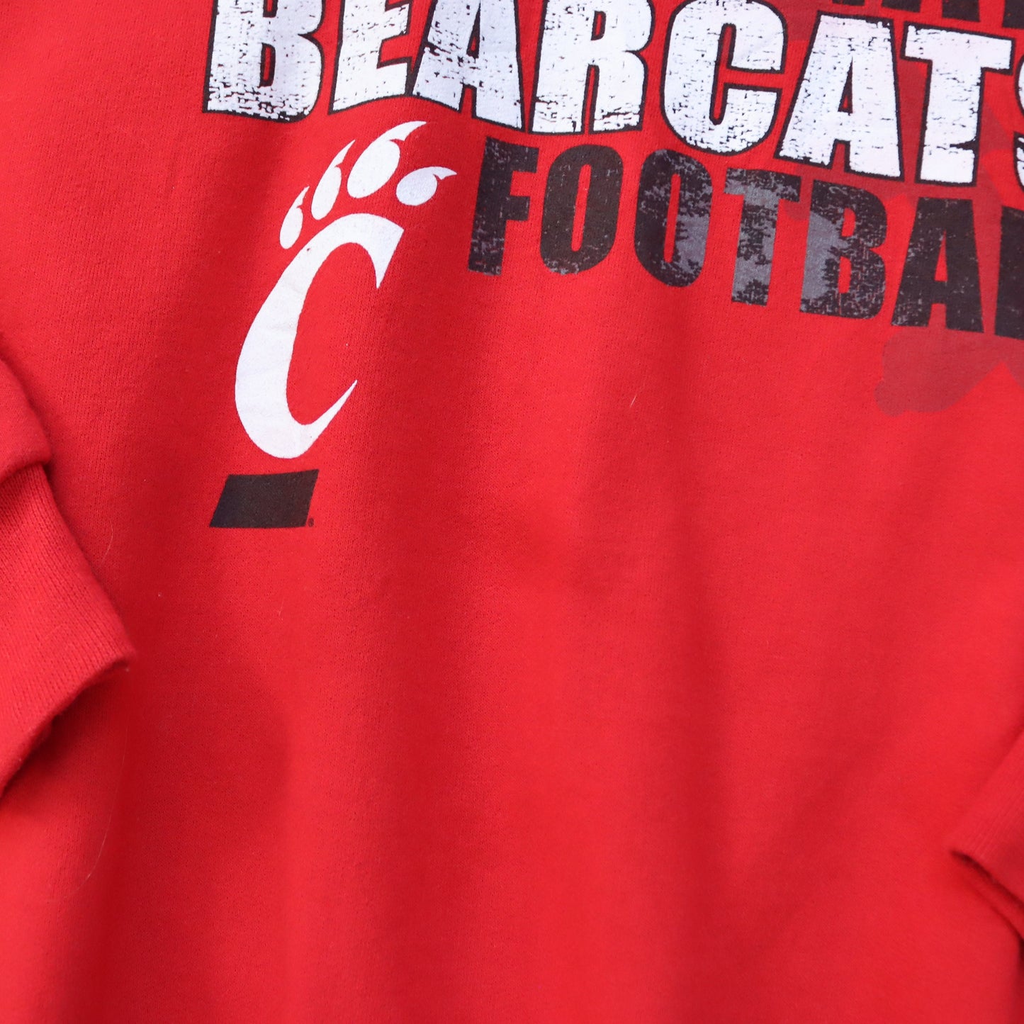 Vintage Sweatshirt Pullover rot Cincinnati Bearcats Football Jerzees XL