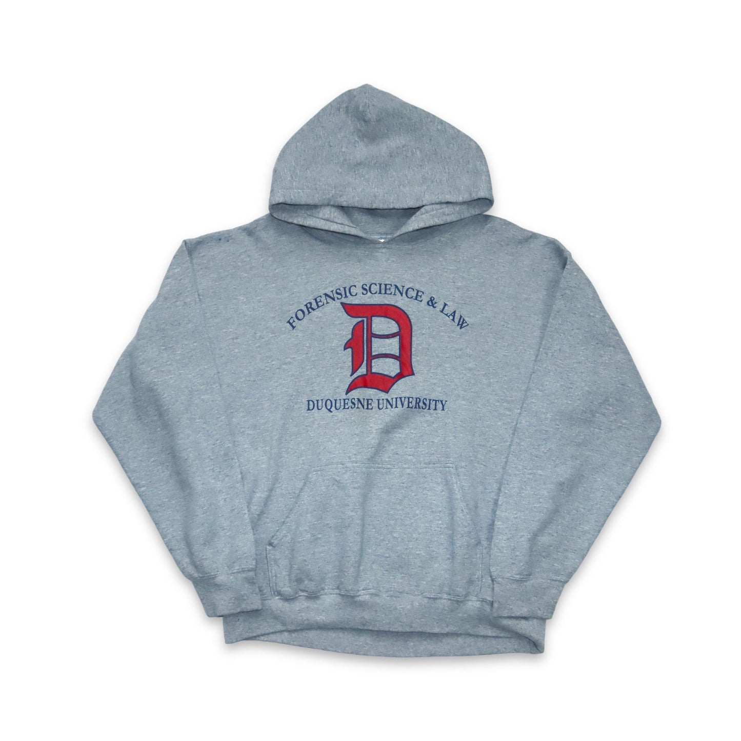 Vintage GILDAN Hoodie Pullover Duquesne University L