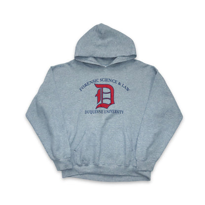 Vintage GILDAN Hoodie Pullover Duquesne University L
