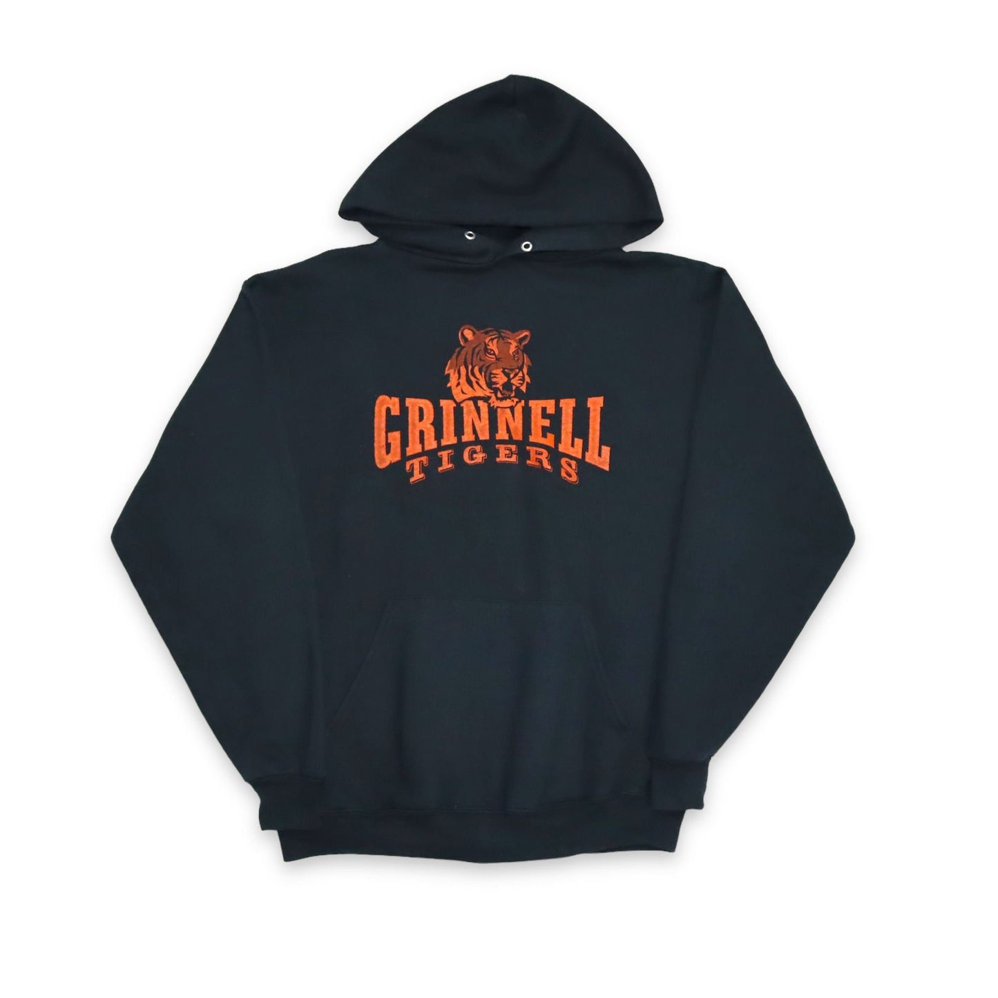 Vintage JEERZES Hoodie dunkelblau Grinnell Tigers M