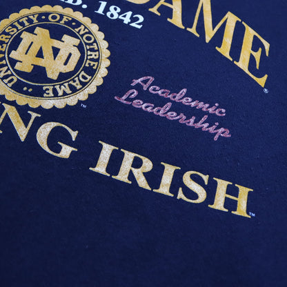 Vintage SAVVY Sweatshirt dunkelblau Notre Dame University XXL