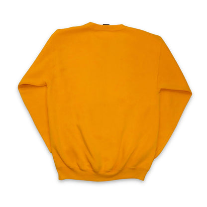 Vintage PM Sweatshirt gelb wvu College L