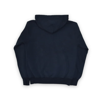 Vintage CHAMPION Hoodie Pullover Zipper New England College dunkelblau S