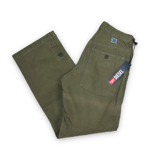 Vintage DIESEL Baggy Cargo Pants khaki Deadstock W27 36