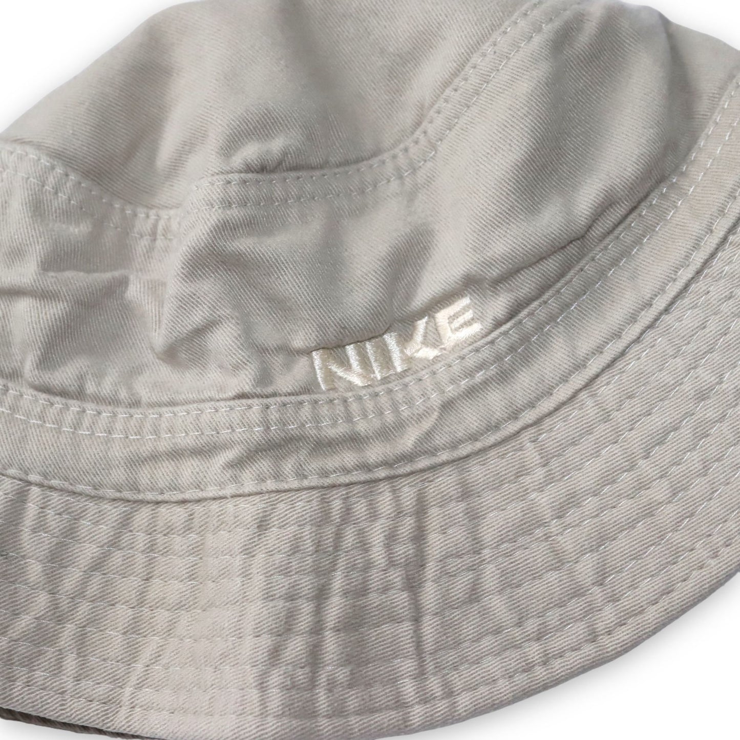 Vintage Y2K NIKE Bukethat Fischerhut beige One Size
