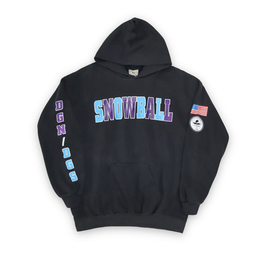 Vintage LEE Hoodie Pullover schwarz Snowball  L