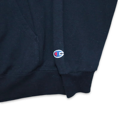Vintage CHAMPION Hoodie Pullover schwarz Western New England University M